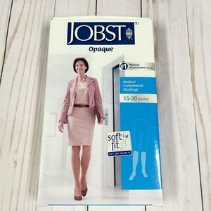 Jobst Medical Legwear Compression Hose 15-20 mmHg Opaque Soft Fit Cranberry XL